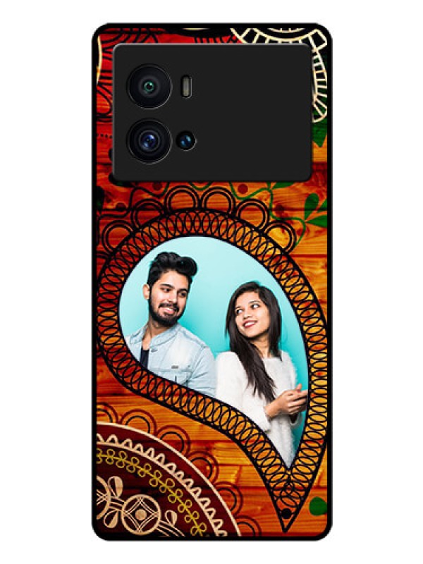 Custom iQOO 9 Pro 5G Personalized Glass Phone Case - Abstract Colorful Design