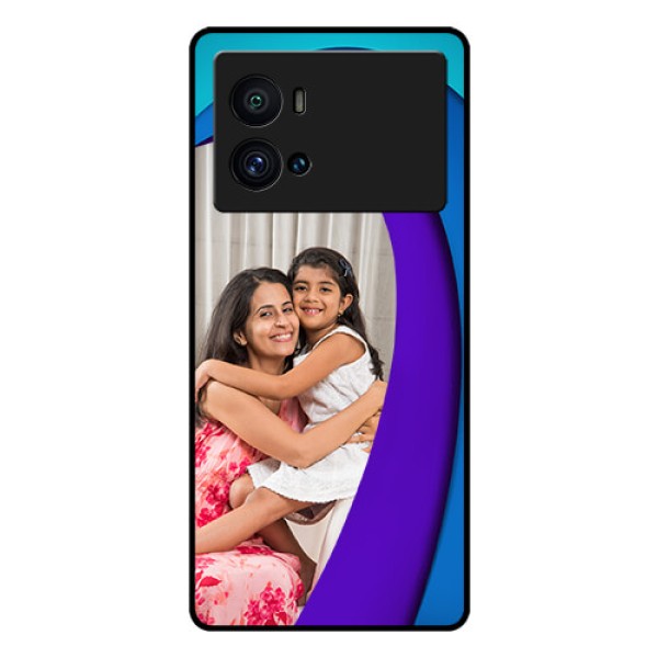 iQOO 9 Pro 5G Photo Printing on Glass Case - Simple Pattern Design
