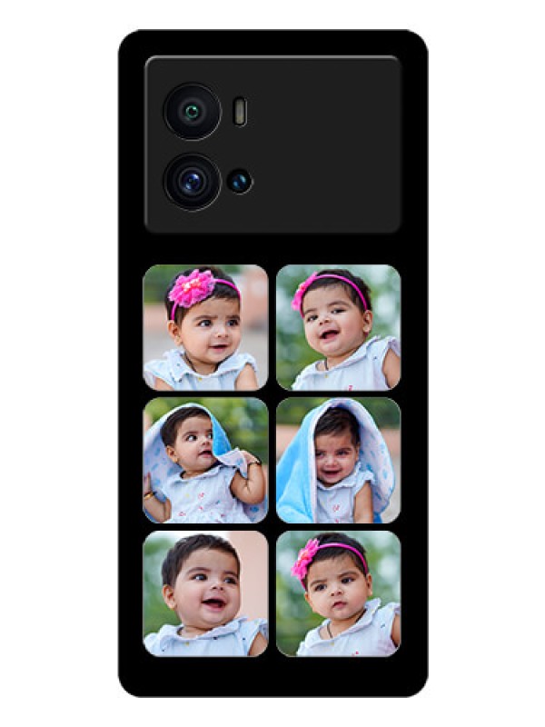 Custom iQOO 9 Pro 5G Photo Printing on Glass Case - Multiple Pictures Design
