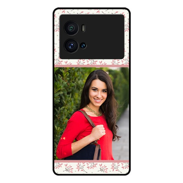 iQOO 9 Pro 5G Custom Glass Phone Case - Premium Floral Design