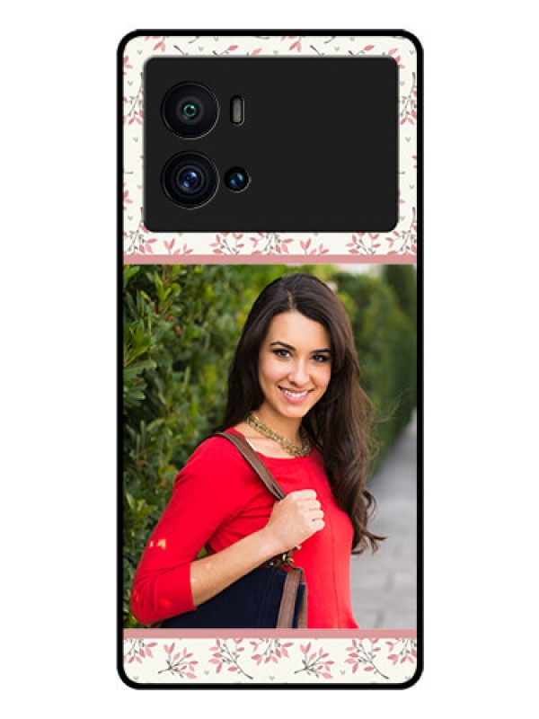 Custom iQOO 9 Pro 5G Custom Glass Phone Case - Premium Floral Design