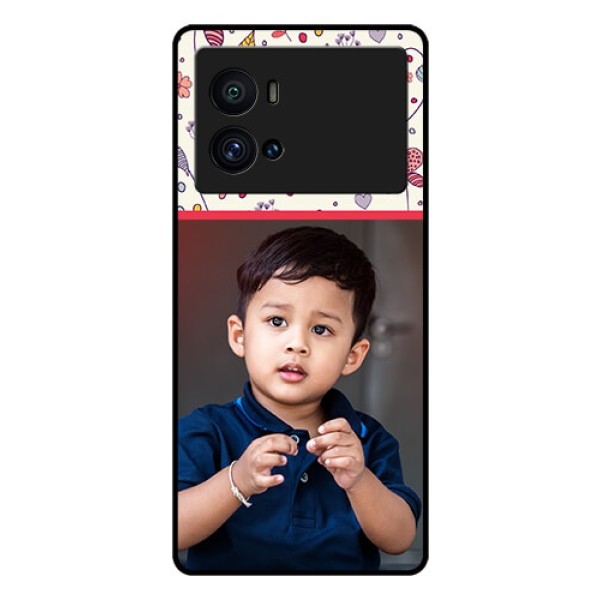 iQOO 9 Pro 5G Custom Glass Mobile Case - Premium Floral Design