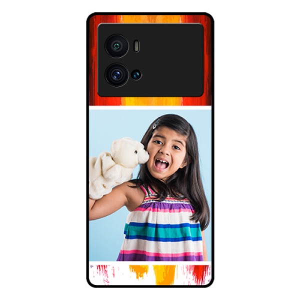 iQOO 9 Pro 5G Personalized Glass Phone Case - Multi Color Design