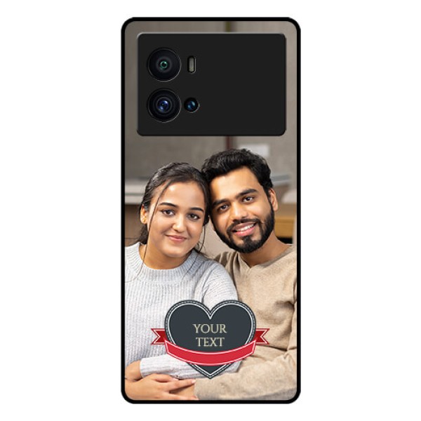 iQOO 9 Pro 5G Custom Glass Phone Case - Just Married Couple Design