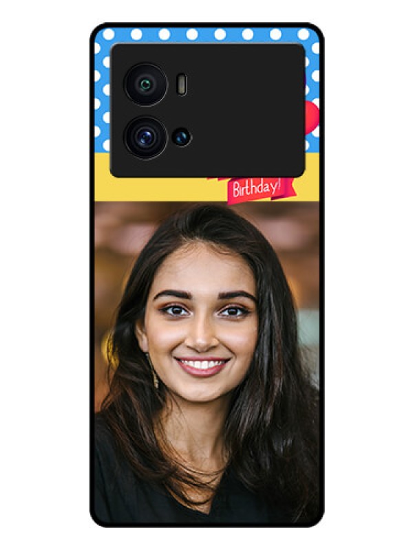 Custom iQOO 9 Pro 5G Custom Glass Mobile Case - Happy Birthday Design