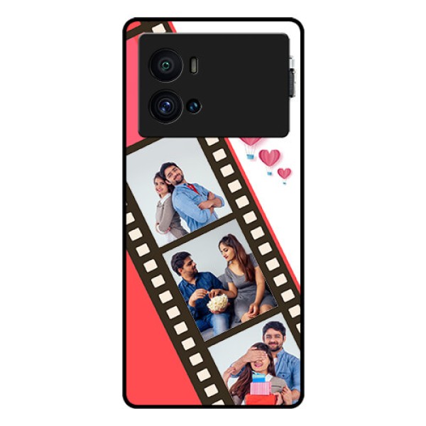 iQOO 9 Pro 5G Personalized Glass Phone Case - 3 Image Holder with Film Reel iQOO 9 Pro 5G Personalized Glass Phone Case - 3 Image Holder with Film Reel