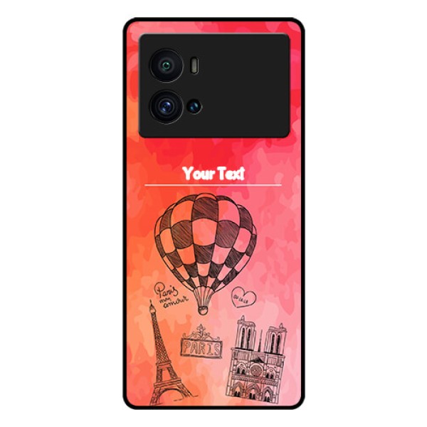 iQOO 9 Pro 5G Custom Glass Phone Case - Paris Theme Design