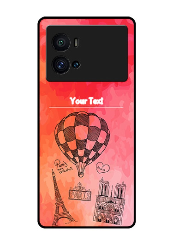 iQOO 9 Pro 5G Custom Glass Phone Case - Paris Theme Design