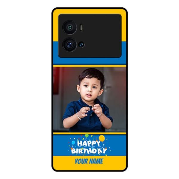 iQOO 9 Pro 5G Custom Glass Mobile Case - Birthday Wishes Design