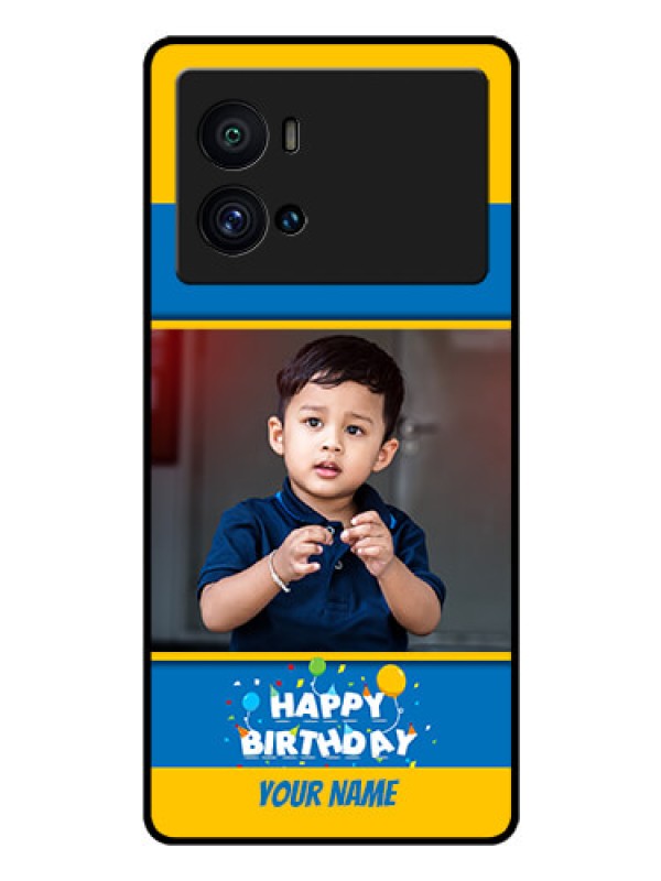 Custom iQOO 9 Pro 5G Custom Glass Mobile Case - Birthday Wishes Design