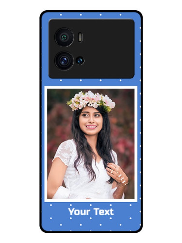 Custom iQOO 9 Pro 5G Photo Printing on Glass Case - Polka dots design