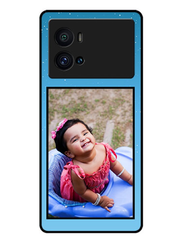 Custom iQOO 9 Pro 5G Custom Glass Mobile Case - Wave Pattern Colorful Design