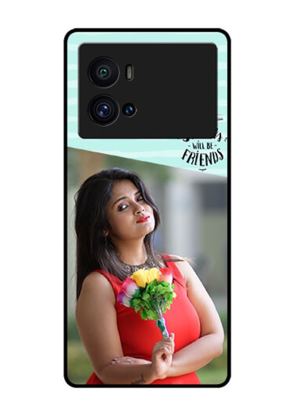 iQOO 9 Pro 5G Custom Glass Phone Case - Friends Picture Icon Design
