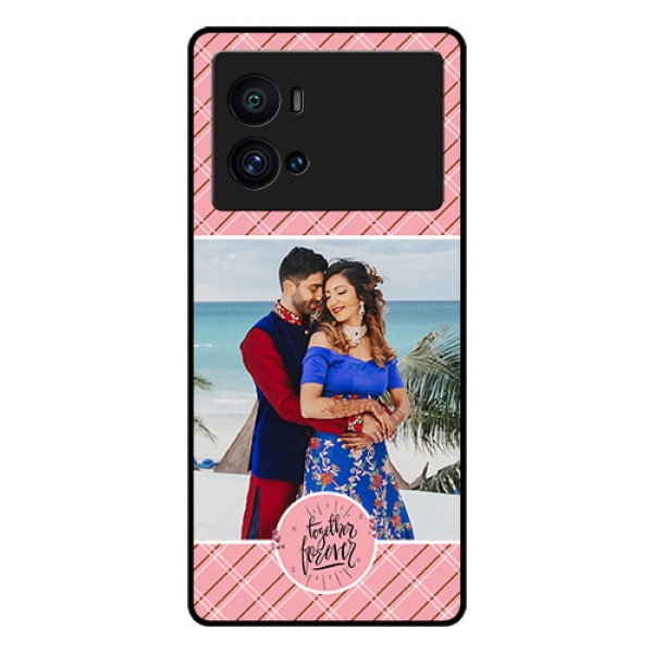iQOO 9 Pro 5G Personalized Glass Phone Case - Together Forever Design