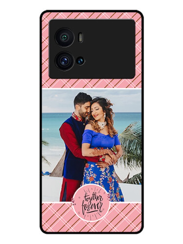 Custom iQOO 9 Pro 5G Personalized Glass Phone Case - Together Forever Design