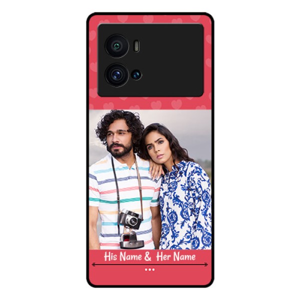 iQOO 9 Pro 5G Photo Printing on Glass Case - Simple Love Design