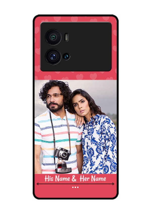 iQOO 9 Pro 5G Photo Printing on Glass Case - Simple Love Design