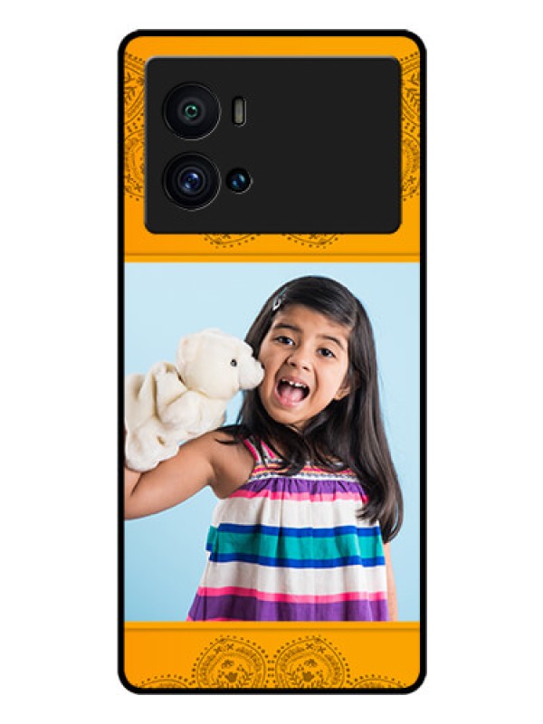 Custom iQOO 9 Pro 5G Personalized Glass Phone Case - Photo Wedding Design