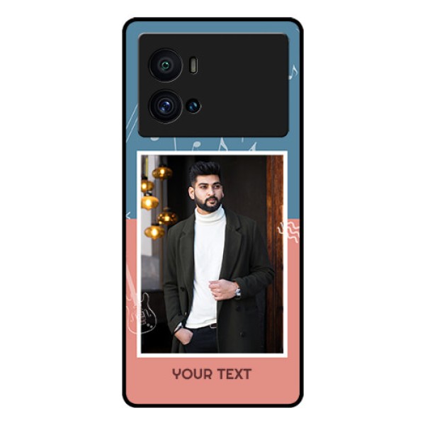 iQOO 9 Pro 5G Photo Printing on Glass Case - with Color Musical Note Design iQOO 9 Pro 5G Photo Printing on Glass Case - with Color Musical Note Design