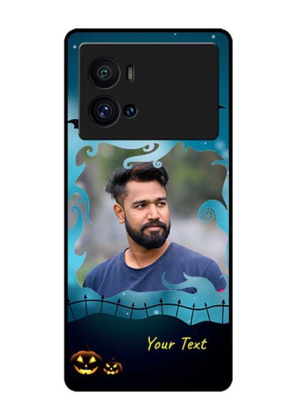 iQOO 9 Pro 5G Custom Glass Phone Case - Halloween frame design
