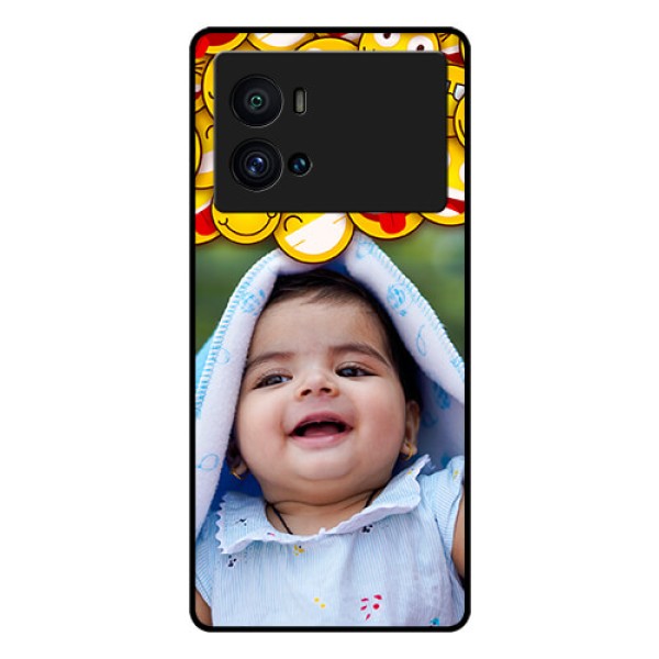 iQOO 9 Pro 5G Custom Glass Mobile Case - with Smiley Emoji Design iQOO 9 Pro 5G Custom Glass Mobile Case - with Smiley Emoji Design