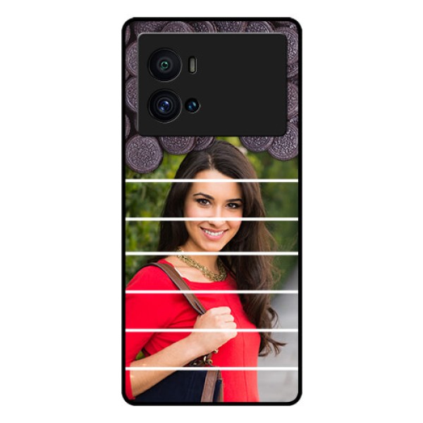 iQOO 9 Pro 5G Custom Glass Phone Case - with Oreo Biscuit Design