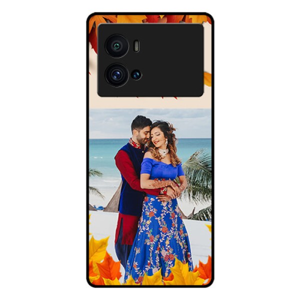 iQOO 9 Pro 5G Photo Printing on Glass Case - Autumn Maple Leaves Design iQOO 9 Pro 5G Photo Printing on Glass Case - Autumn Maple Leaves Design
