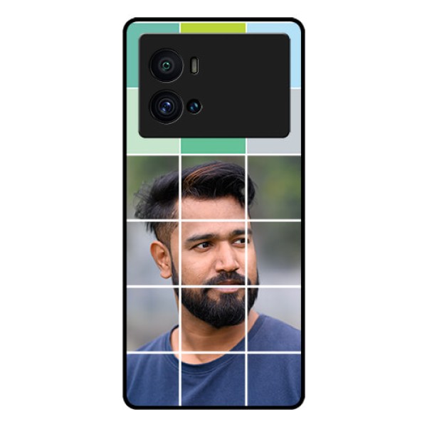 iQOO 9 Pro 5G Photo Printing on Glass Case - with white box pattern iQOO 9 Pro 5G Photo Printing on Glass Case - with white box pattern