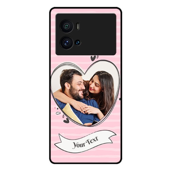 iQOO 9 Pro 5G Custom Glass Phone Case - Vintage Heart Design