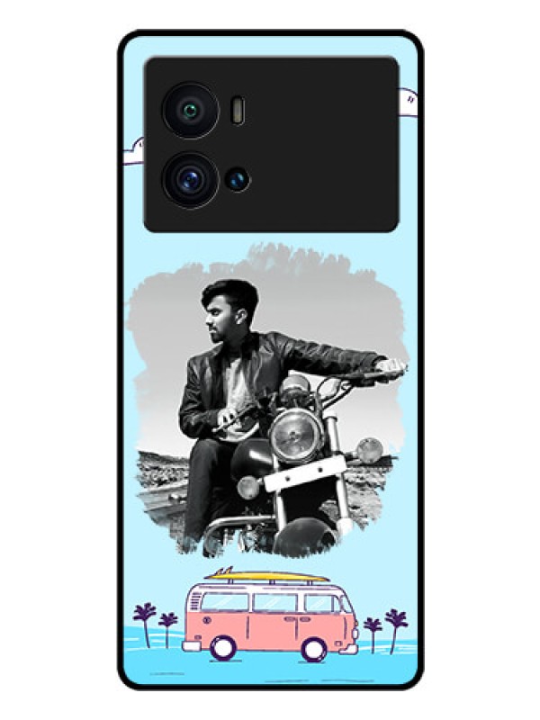 Custom iQOO 9 Pro 5G Photo Printing on Glass Case - Travel & Adventure Design