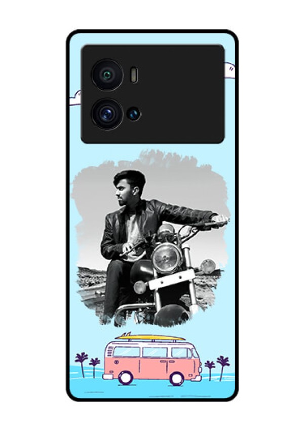 iQOO 9 Pro 5G Photo Printing on Glass Case - Travel & Adventure Design
