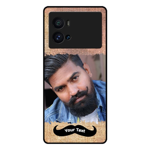 iQOO 9 Pro 5G Personalized Glass Phone Case - with Texture Design