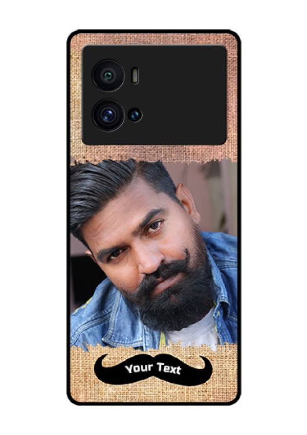 iQOO 9 Pro 5G Personalized Glass Phone Case - with Texture Design