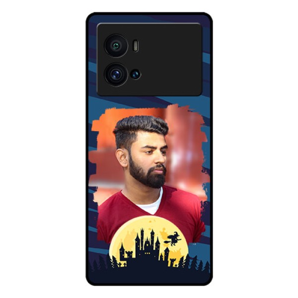 iQOO 9 Pro 5G Photo Printing on Glass Case - Halloween Witch Design