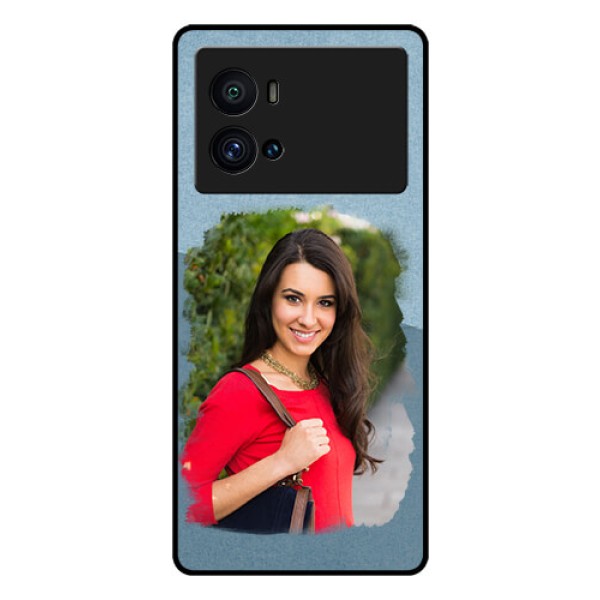 iQOO 9 Pro 5G Custom Glass Mobile Case - Grunge Line Art Design