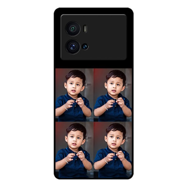 iQOO 9 Pro 5G 4 Image Holder on Glass Mobile Cover