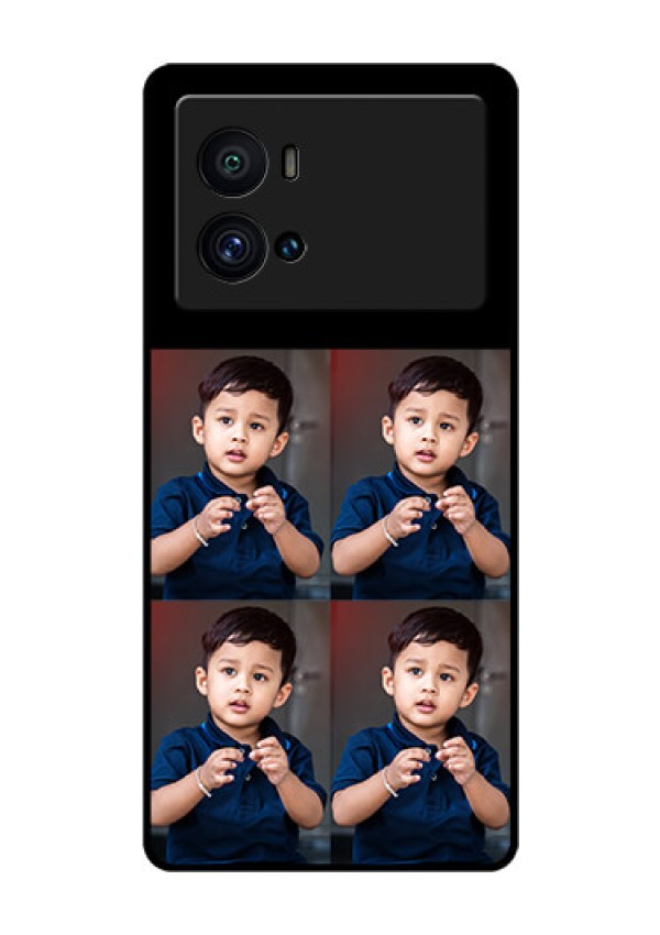 iQOO 9 Pro 5G 4 Image Holder on Glass Mobile Cover
