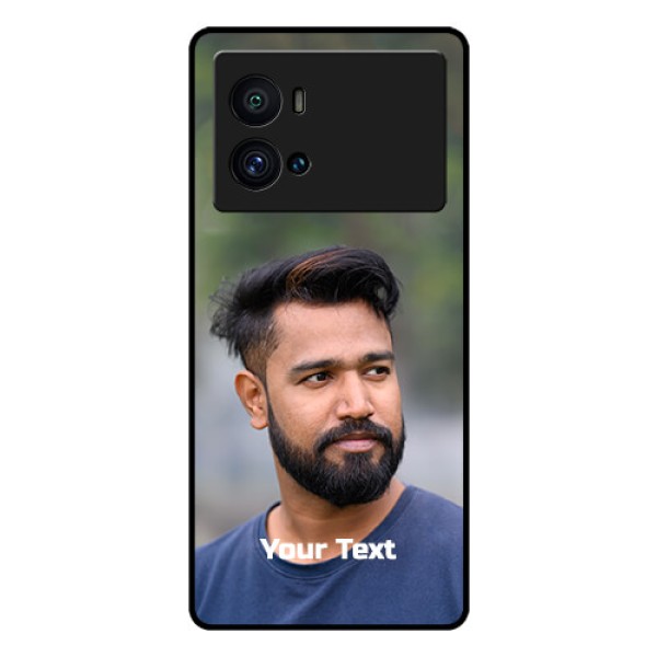 iQOO 9 Pro 5G Glass Mobile Cover: Photo with Text