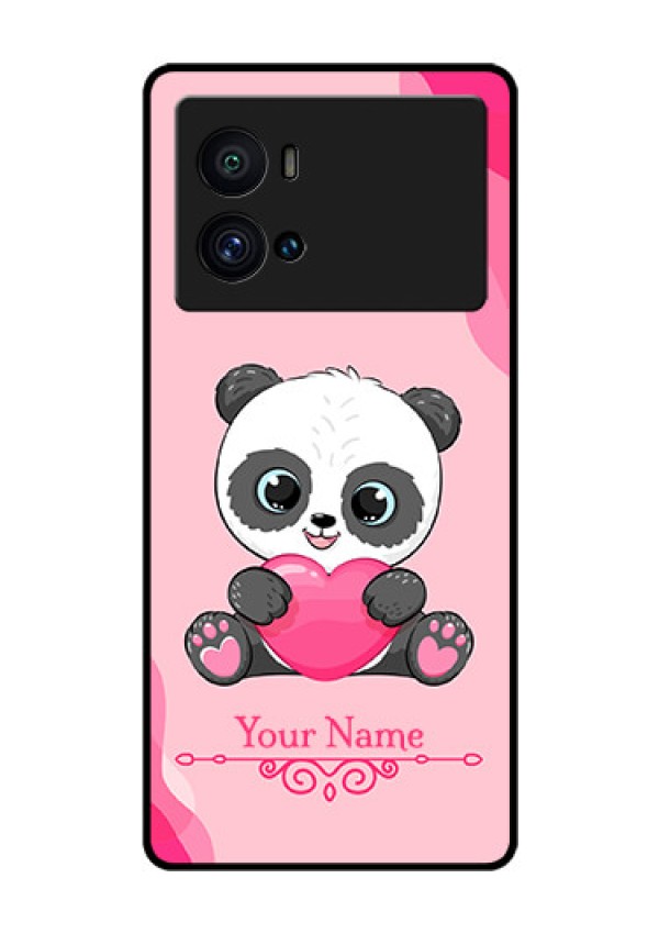 iQOO 9 Pro 5G Custom Glass Mobile Case - Cute Panda Design