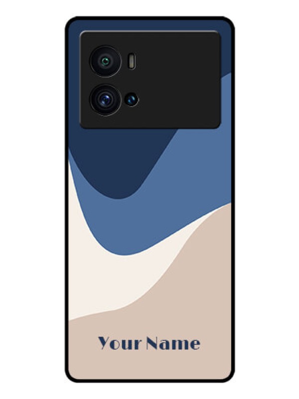 Custom iQOO 9 Pro 5G Custom Glass Phone Case - Abstract Drip Art Design