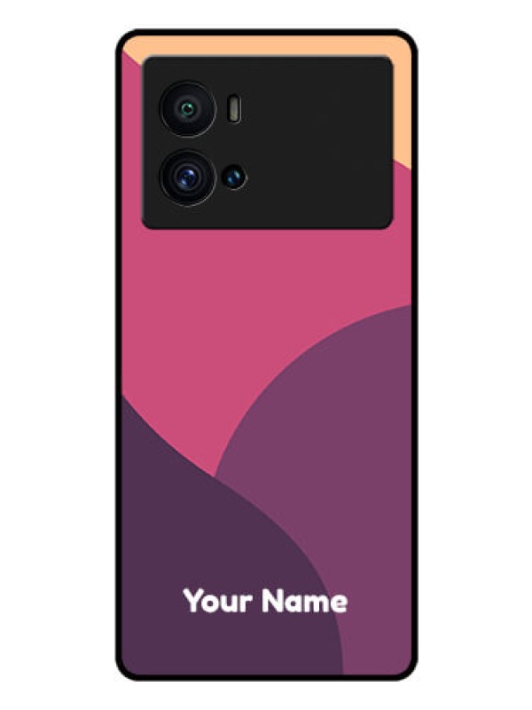 Custom iQOO 9 Pro 5G Custom Glass Phone Case - Mixed Multi-colour abstract art Design