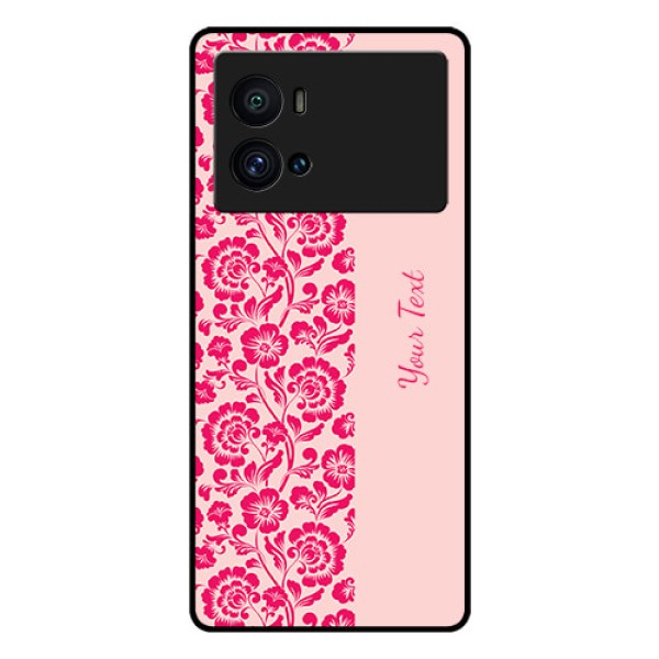 iQOO 9 Pro 5G Custom Glass Phone Case - Attractive Floral Pattern Design iQOO 9 Pro 5G Custom Glass Phone Case - Attractive Floral Pattern Design