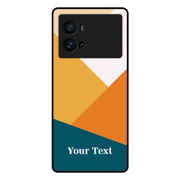 iQOO 9 Pro 5G Personalized Glass Phone Case - Stacked Multi-colour Design iQOO 9 Pro 5G Personalized Glass Phone Case - Stacked Multi-colour Design