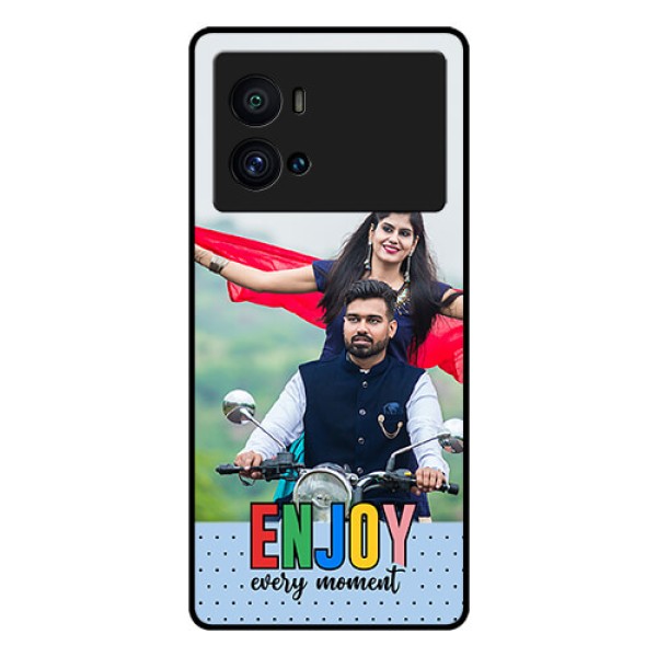 iQOO 9 Pro 5G Photo Printing on Glass Case - Enjoy Every Moment Design iQOO 9 Pro 5G Photo Printing on Glass Case - Enjoy Every Moment Design