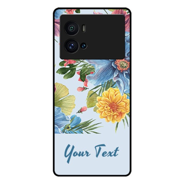 iQOO 9 Pro 5G Custom Glass Mobile Case - Stunning Watercolored Flowers Painting Design iQOO 9 Pro 5G Custom Glass Mobile Case - Stunning Watercolored Flowers Painting Design