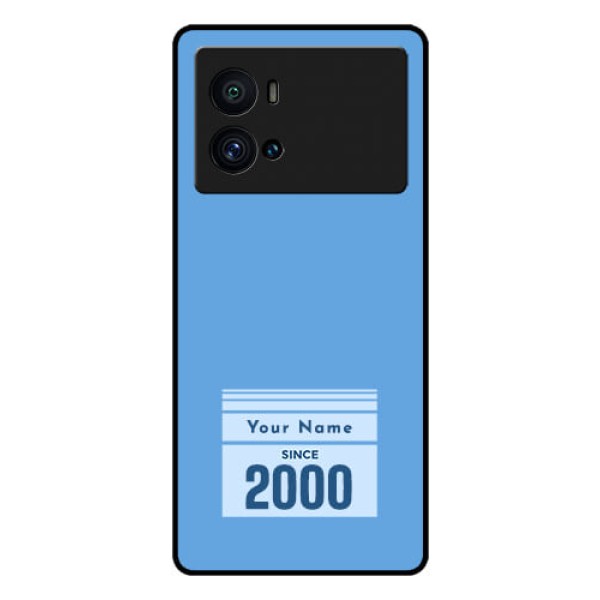 iQOO 9 Pro 5G Custom Glass Mobile Case - Custom Year of birth Design iQOO 9 Pro 5G Custom Glass Mobile Case - Custom Year of birth Design