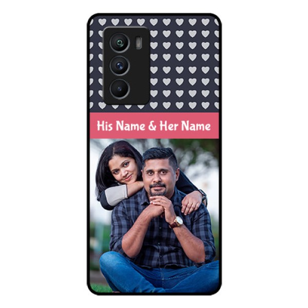 iQOO 9 SE 5G Custom Glass Mobile Case - Love Symbols Design