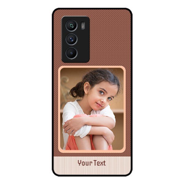 iQOO 9 SE 5G Custom Glass Phone Case - Simple Pic Upload Design
