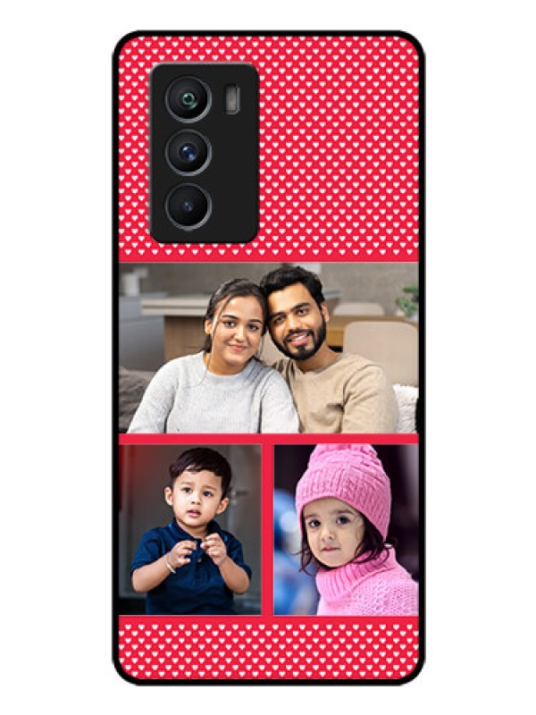 Custom iQOO 9 SE 5G Personalized Glass Phone Case - Bulk Pic Upload Design