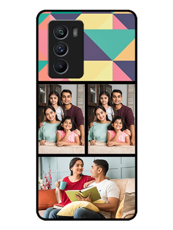 Custom iQOO 9 SE 5G Custom Glass Phone Case - Bulk Pic Upload Design